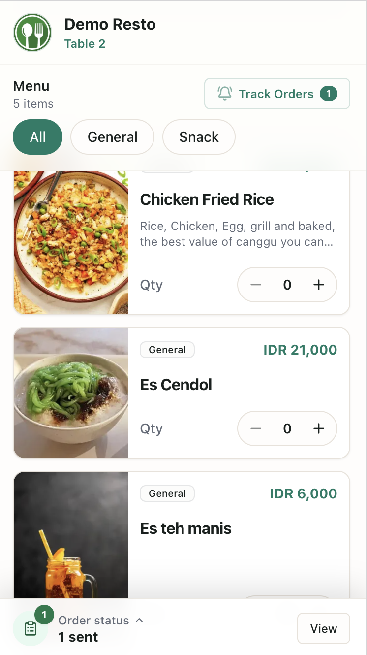 Customer QR